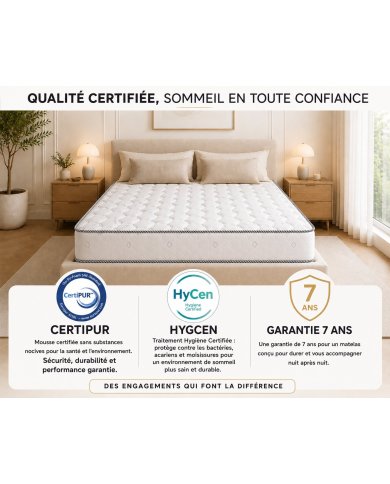 Matelas ESSENTIEL PRIMO 16 : 1er Prix & Haute Qualité