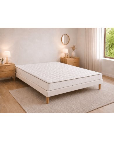 Pack Matelas + Sommier Essentiel | Literie complète pas chère