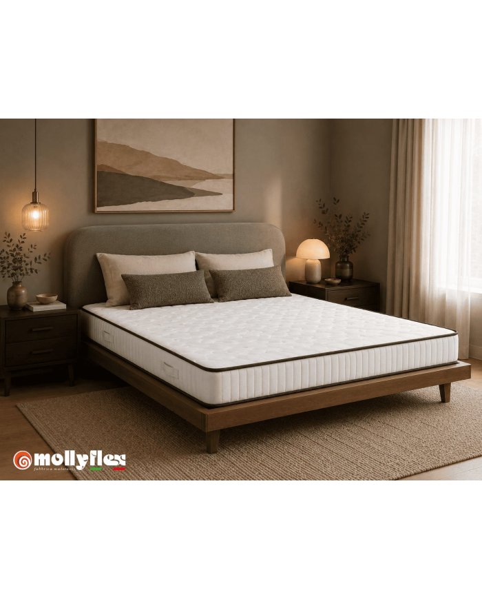 Matelas hybride ressorts ensachés & mémoire de forme 22 cm DREAMLUX