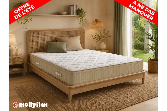 -30% Matelas Bambou 27cm : Confort Dos Sensible | Altera Mobilier