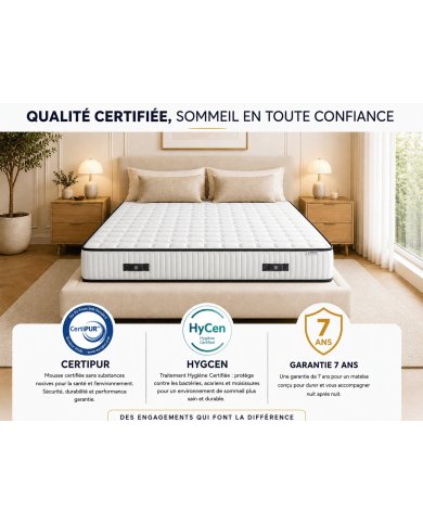 Matelas Mémoire de Forme 26 cm - Dolce Notte Memory | Confort Orthopédique