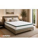 Matelas mémoire de forme et ressorts avec sur-matelas intégré 27 cm FARMASTATIC