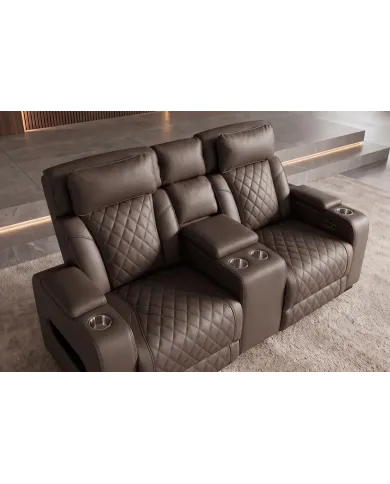 Fauteuil Cinéma Électrique 2 Places HOLLYWOOD