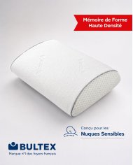 Oreiller BULTEX Confort Medium Multi-Positions | Altera Mobilier