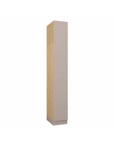 Armoire avec une porte et double penderie 35 cm cachemire Ambiance