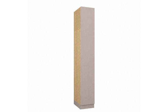 Armoire avec une porte et double penderie 35 cm cachemire Ambiance