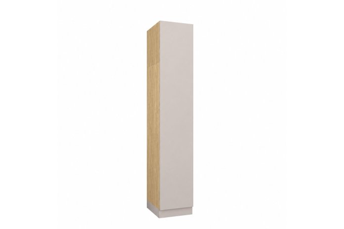 Armoire une porte double penderie 45 cm cachemire Ambiance