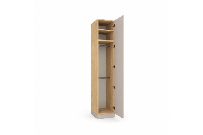 Armoire une porte double penderie 45 cm cachemire Ambiance