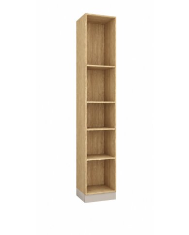 Bibliothèque ouverte avec 5 étagères 45 cm cachemire Ambiance