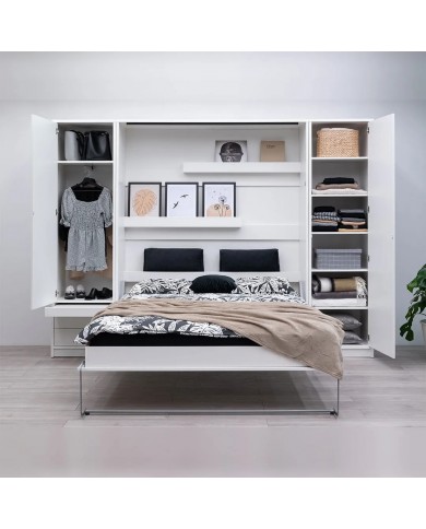 Lit escamotable vertical 140×200 cm DELUXE | Gain de place