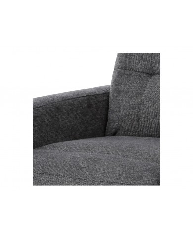 Fauteuil Inclinable manuel Tissu Velours gris Brego 18 - Lotus