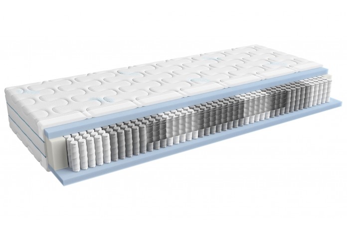 Matelas hybrique mousse + ressorts ensachés 26 cm Kampos : Confort incroyable