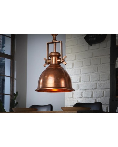 Suspension Industrielle Cuivre Chiné INDUSTRIAL 45cm