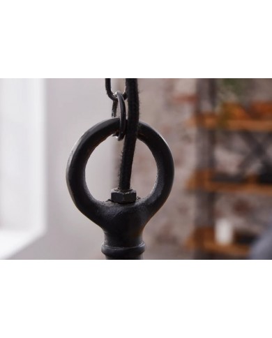 Suspension Industrielle Métal Noir INDUSTRIAL 45cm