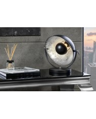 Lampe de Table Industrielle STUDIO Noir & Argent 40cm
