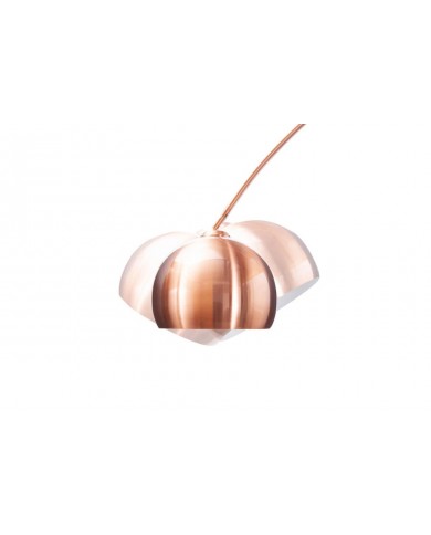 Lampadaire Arc Réglable Cuivre & Marbre 210 cm Big Bow