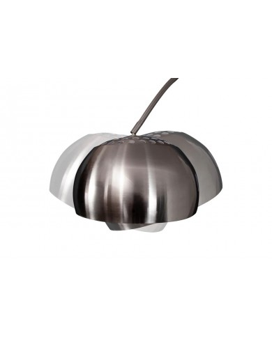 Lampadaire Arc Réglable Chrome & Marbre 210 cm Big Bow