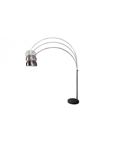 Lampadaire Arc Réglable Chrome & Marbre 210 cm Big Bow