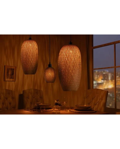 Suspension ORGANIC LIVING 46cm  – L’Authenticité du Bambou Naturel