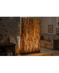 Lampadaire Sculptural Bois Naturel WOODSCAPE 180cm