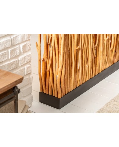 Lampadaire Sculptural Bois Naturel WOODSCAPE 180cm