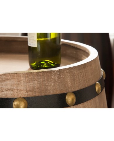 Casier à vin fût de tonneau en sapin 14 bouteilles CAVISTA 60 cm