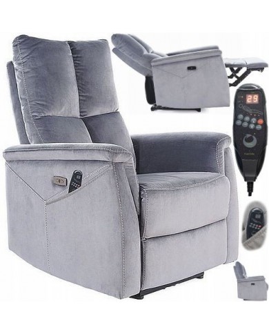 Fauteuil Relax Électrique NEPTUNE M - Massage, Inclinaison & Releveur