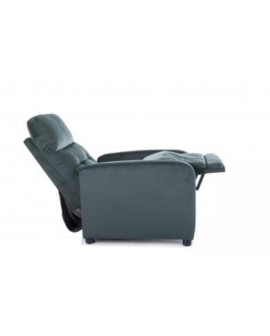 Fauteuil Inclinable manuel Tissu Velours vert bluvel 78 - Lotus