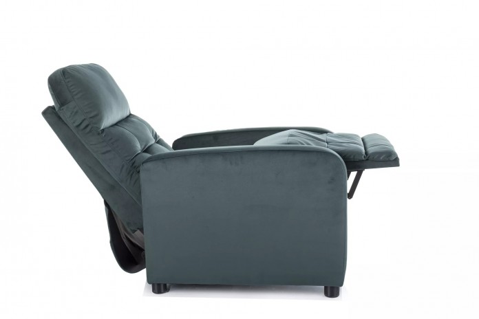 Fauteuil Inclinable manuel Tissu Velours vert bluvel 78 - Lotus