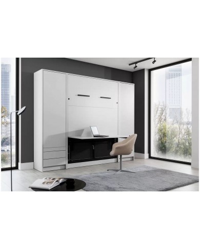 Lit escamotable avec bureau intégré | Gamme DELUXE