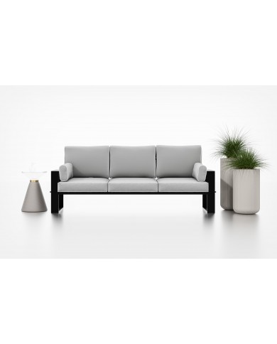 Grand pouf d'assise Evelyn : design moderne, confort supérieur et résistance aux intempéries