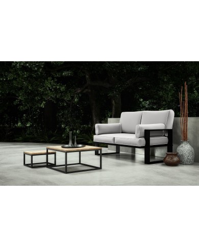 Grand pouf d'assise Evelyn : design moderne, confort supérieur et résistance aux intempéries