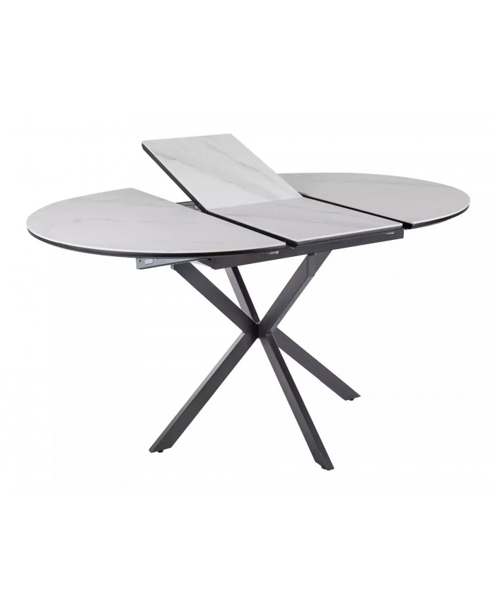 Table Extensible Ronde Céramique & Métal  Gaston – Offre spéciale limitée