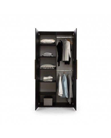 Armoire 2 Portes Novilla – Élégance Italienne & Fonctionnalité Maximale