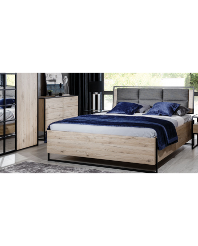 Lit Loft – Design Industriel & Confort Haut de Gamme