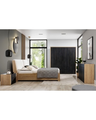 Armoire Modella 4 Portes – Design Audacieux & Rangement grands tiroirs  XXL