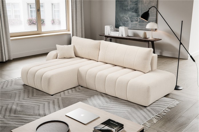 Canapé d'Angle BALOO | Convertible avec Coffre | Design & Confort