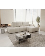 Canapé d'Angle SOHO Bouclé | Convertible & Design Arrondi Cosy