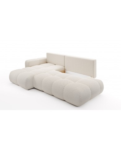 Canapé d'Angle SOHO Bouclé | Convertible & Design Arrondi Cosy