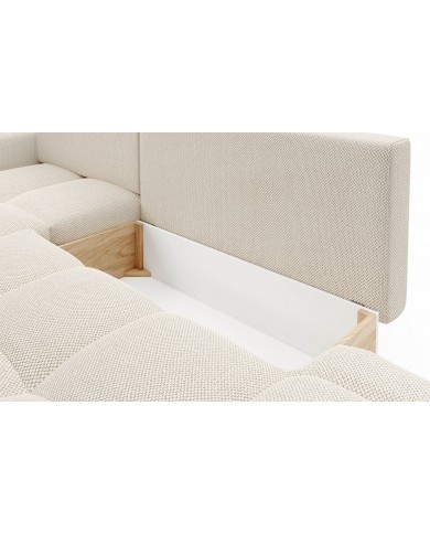 Canapé d'Angle SOHO Bouclé | Convertible & Design Arrondi Cosy