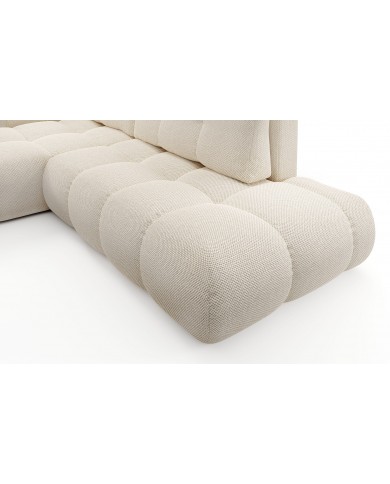 Canapé d'Angle SOHO Bouclé | Convertible & Design Arrondi Cosy