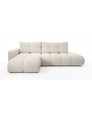 Canapé d'Angle SOHO Bouclé | Convertible & Design Arrondi Cosy