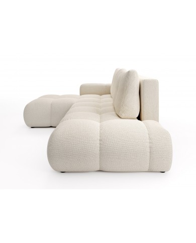 Canapé d'Angle SOHO Bouclé | Convertible & Design Arrondi Cosy