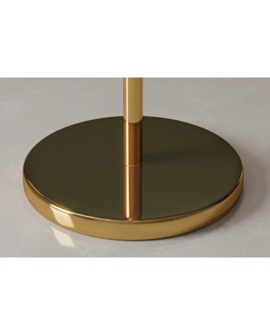 Lampadaire Design 7 Globes SOLENA Acier Doré & Verre 170cm