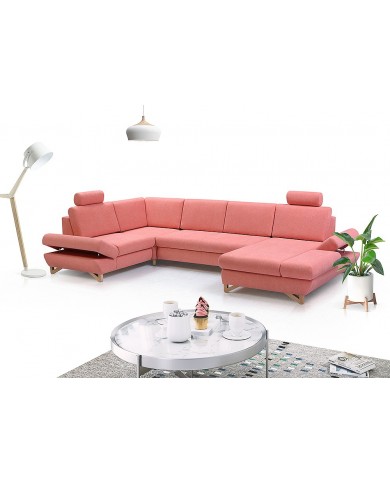 Canapé d’Angle XXL AVITA IV | Convertible, Coffre & Dossier Réglable