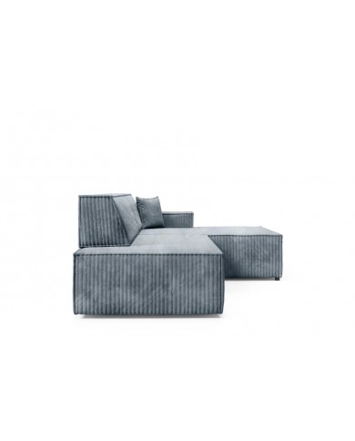 Canapé d'Angle Convertible ADELIO | Style Japandi & Coffre Intégré