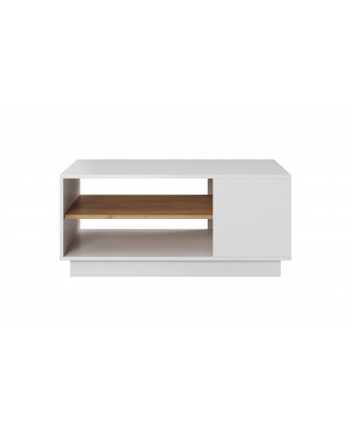 LUMENA³™  Table Basse Architecturale 100 cm  La pureté du blanc