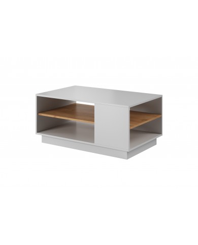 LUMENA³™  Table Basse Architecturale 100 cm  La pureté du blanc
